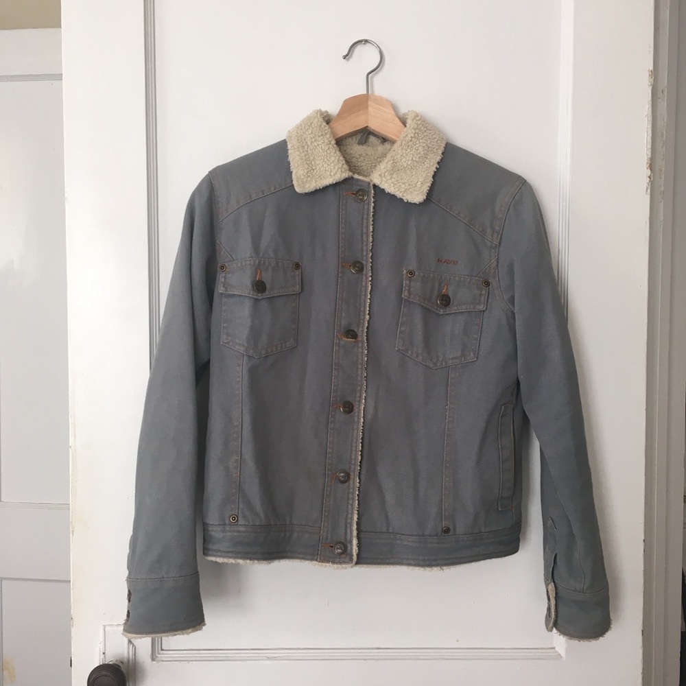 Kavu Teddy Lining Trucker Jacket